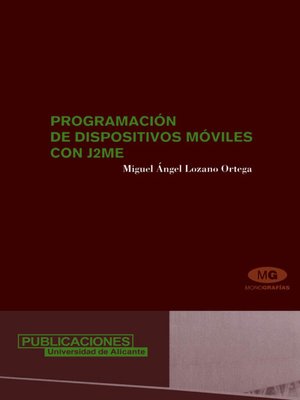cover image of Programación de dispositivos móviles con J2ME